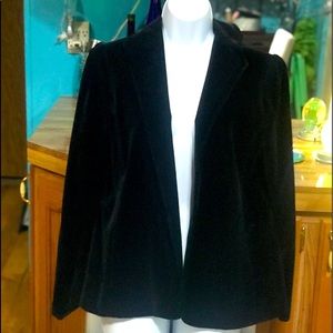 Marshall Rousso black velvet jacket